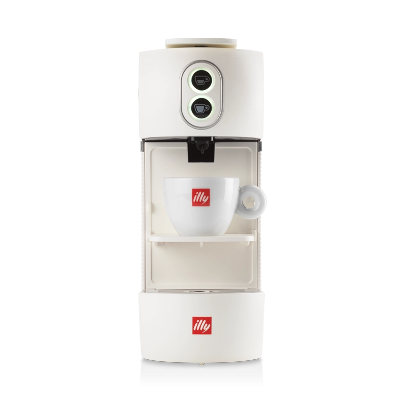 Illy easy macchina da caffè espresso a cialde e.s.e colore bianco