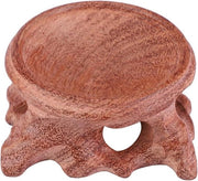 Balconcio in Stile Retro e Nostalgico con Base in Legno - Adatto per Articoli Sferici da Utilizzare in Casa - Resistente ai Colpi per una Soglia Zoppicante