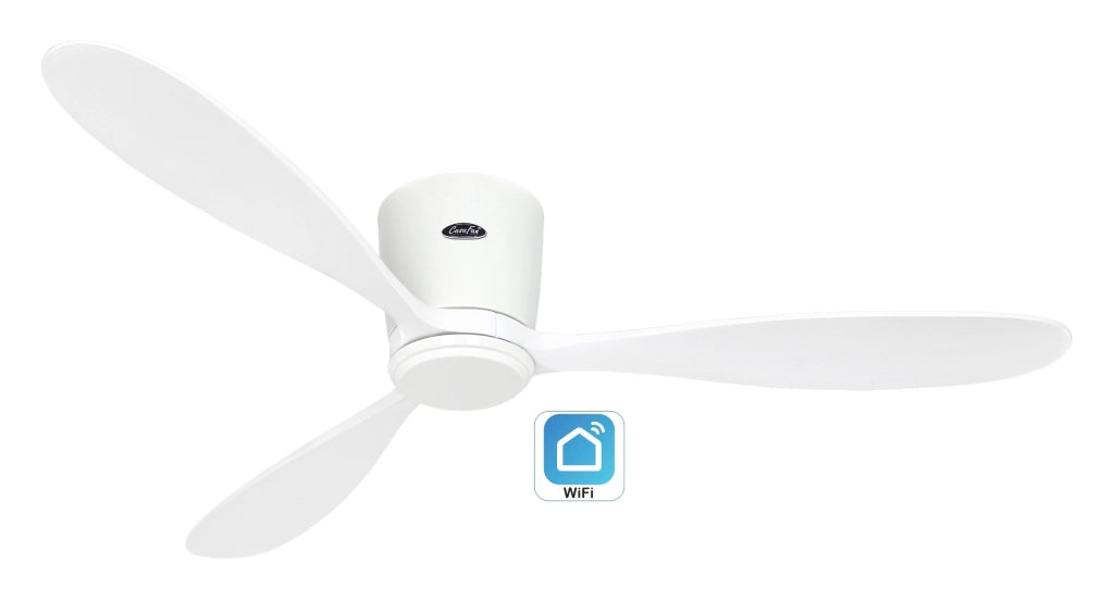 ECO PLANO WOOD 132, Ventilatore WiFi senza Luce, CasaFan