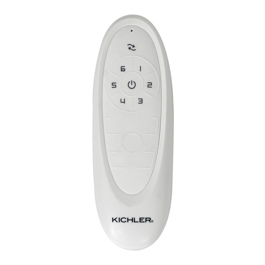 Kichler Ferron ventilatore soffitto 152cm nichel, telecom.