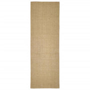 Tappetino tiragraffi in sisal per gatti 66 x 200 cm marrone chiaro 02_0045543