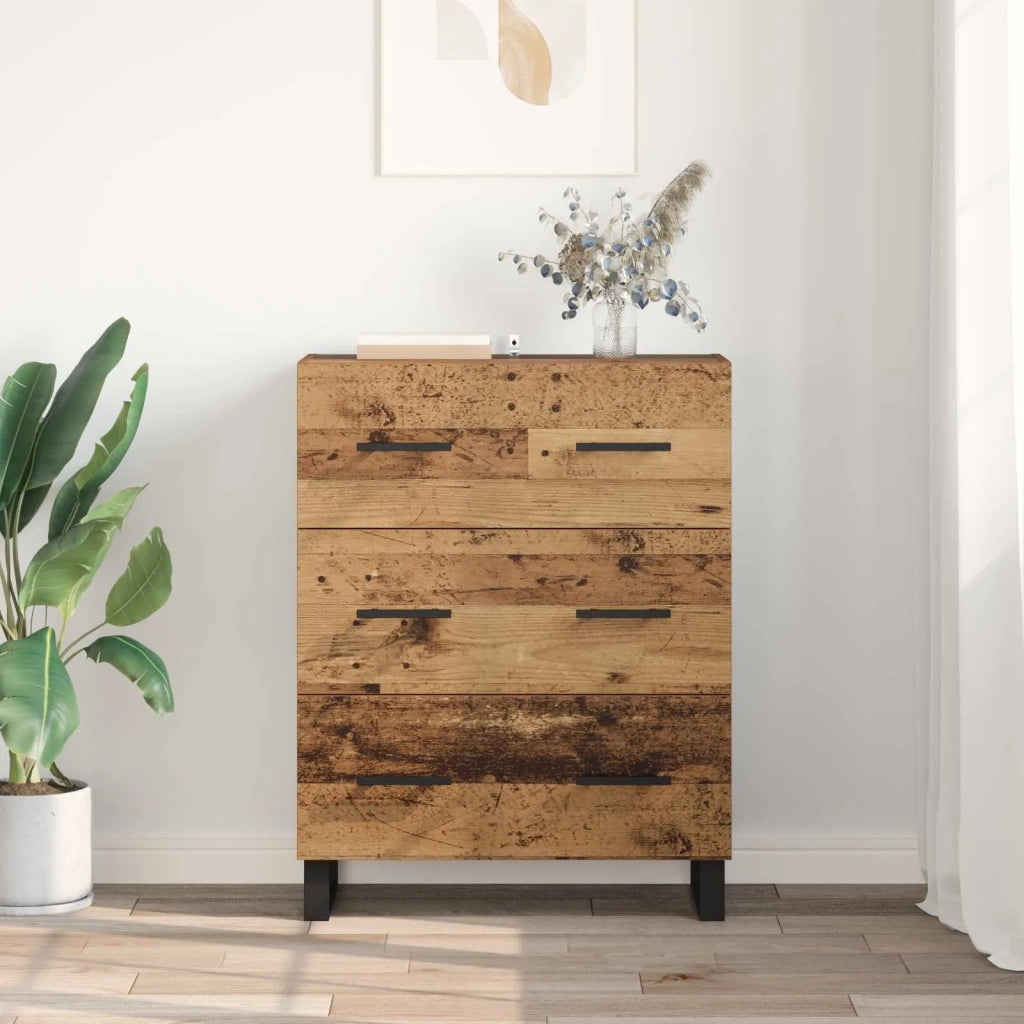 Credenza con cassetto Legno vecchio 69,5 x 34 x 90 cm 881522