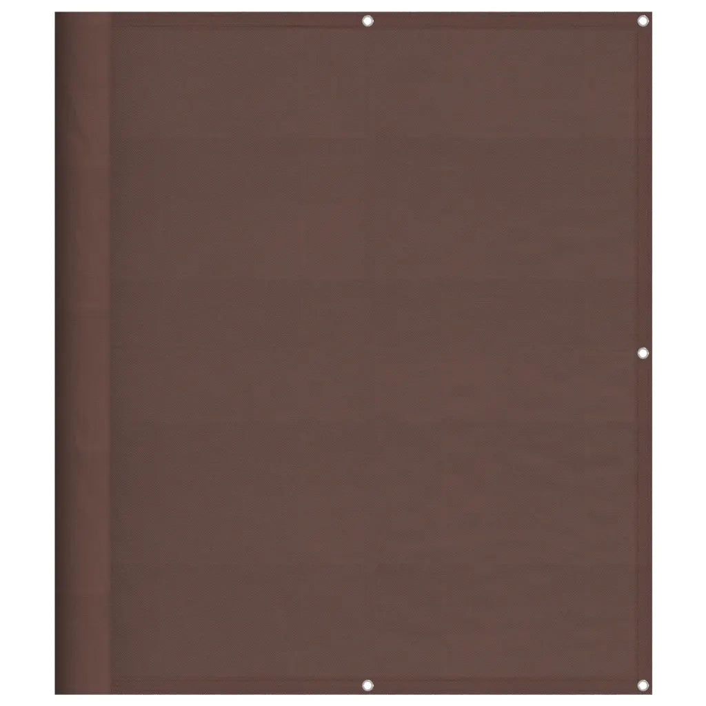 Paravento da Balcone Marrone 120x700 cm 100% Poliestere Oxford 4000396
