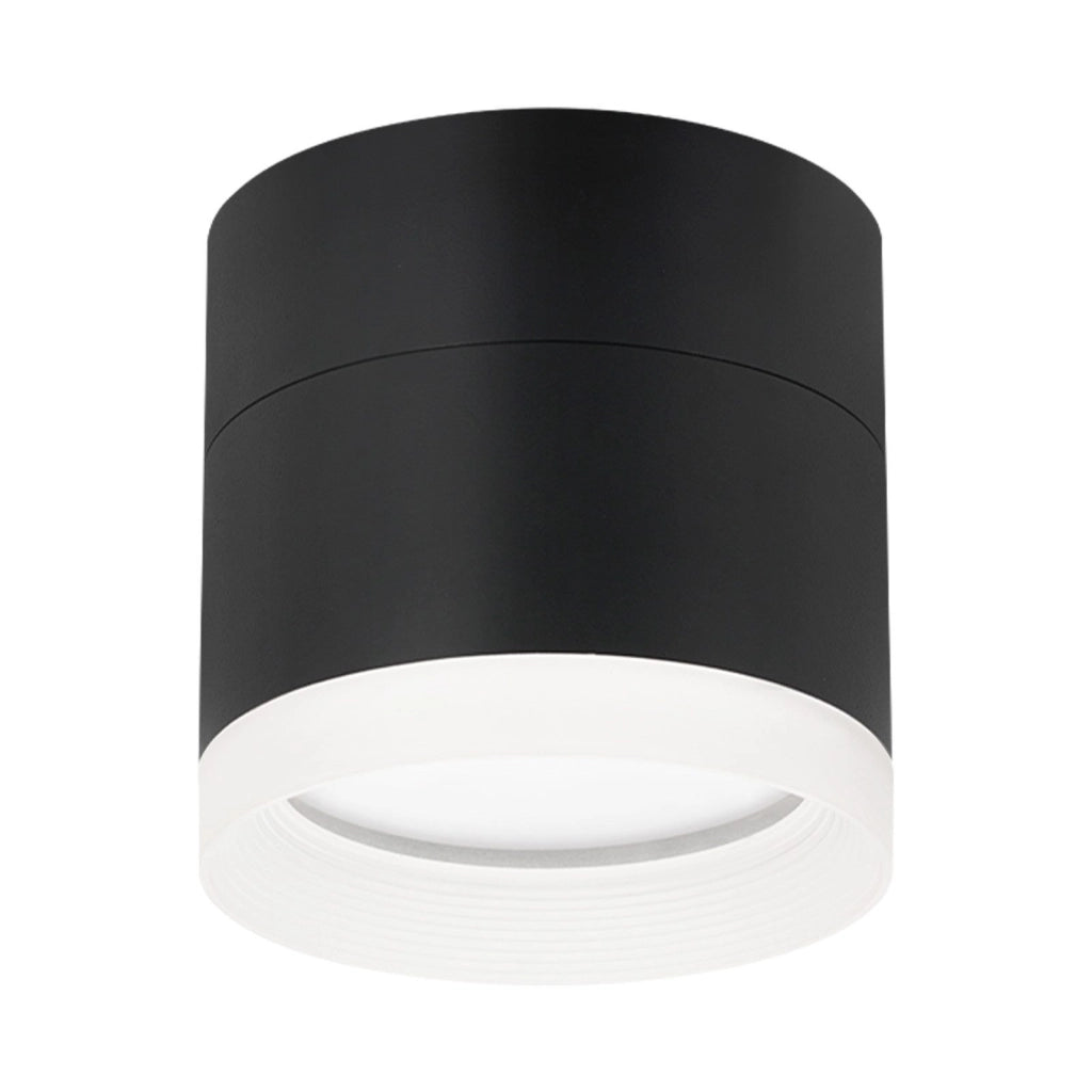 ZMH Faretto da soffitto LED neri rotondi da superficie 5W acrilico piccoli