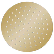 Testa Doccia a Pioggia in Acciaio Inox 20 cm Rotonda Oro 147703