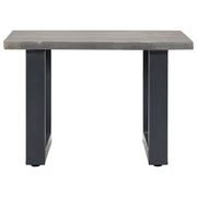 Tavolino da Salotto con Bordi Vivi 60x60x40 cm Massello Acacia 247827