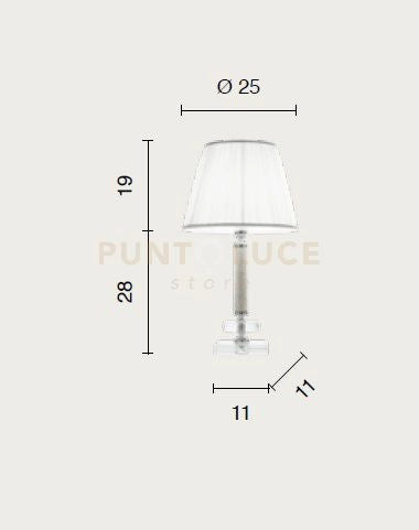 LUME PICCOLO DIDO  1 LUCE FUME' E ORO ATTACCO E14 D.25CM