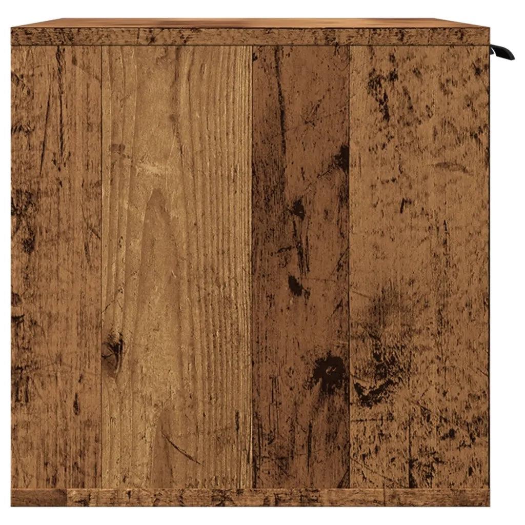 Recinto Lettiera Gatti Legno Vecchio 80x50x45 cm in Truciolato 857740