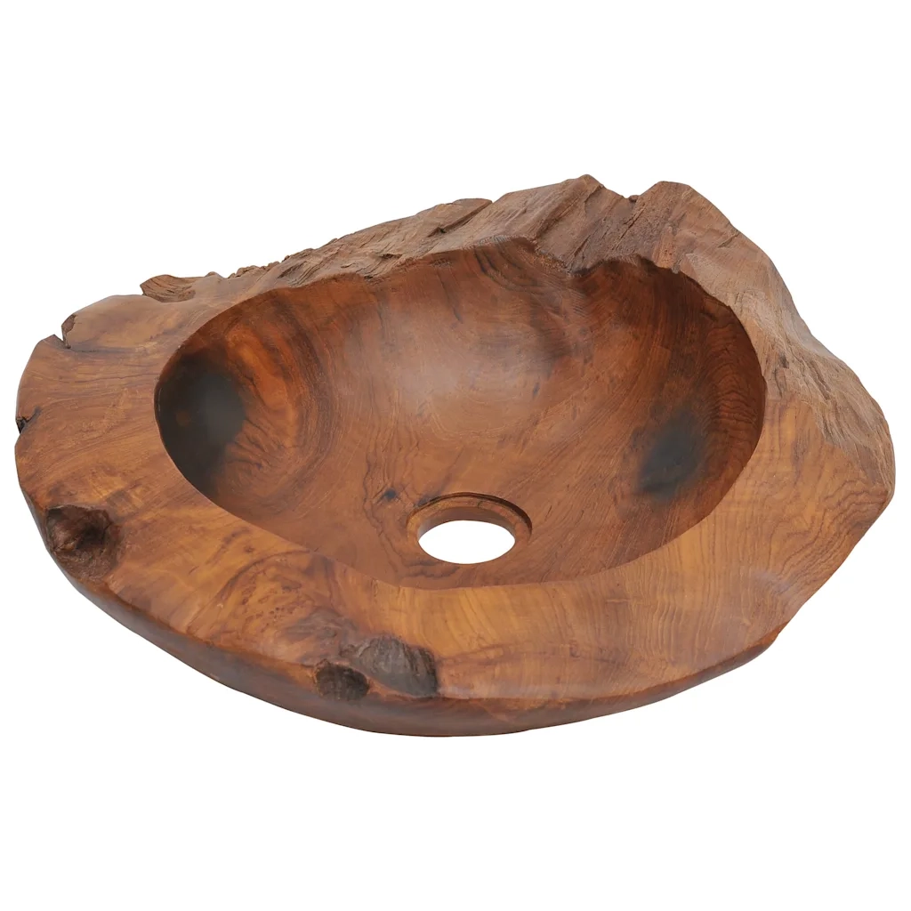 Lavabo in Legno di Teak 45 cm cod mxl 54534