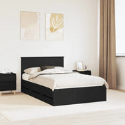 Struttura del letto Nero 120 x 190 cm Legno Ingegnerizzato
