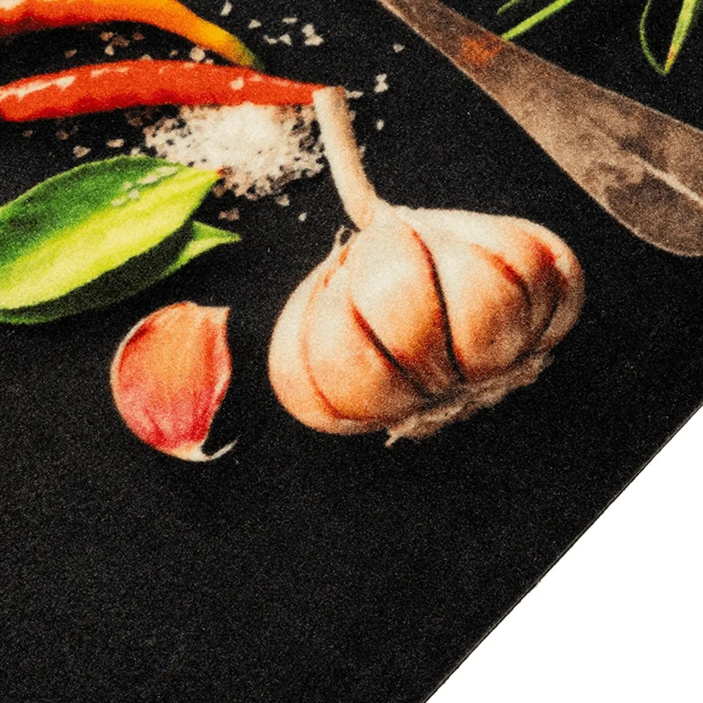 Tappeto da Cucina Lavabile-Tappetino da Cucina Spezie 60x300 cm Velluto 963398
