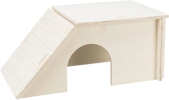 Casa per conigli e cavia senza chiodi e viti - sistema da agganciare - conigli - cavie - 40 × 18 × 23 cm