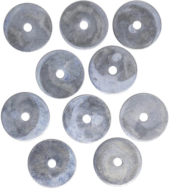Set di Rincalzo per Carrozzeria da 10 - M4 Ø4,3x25x1,25mm - Raccordi di Chiusura - Accoppiamento di Saldatura - Acciaio Verniciato - Livello di Sicurezza Elevato - Raccordi di Chiusura