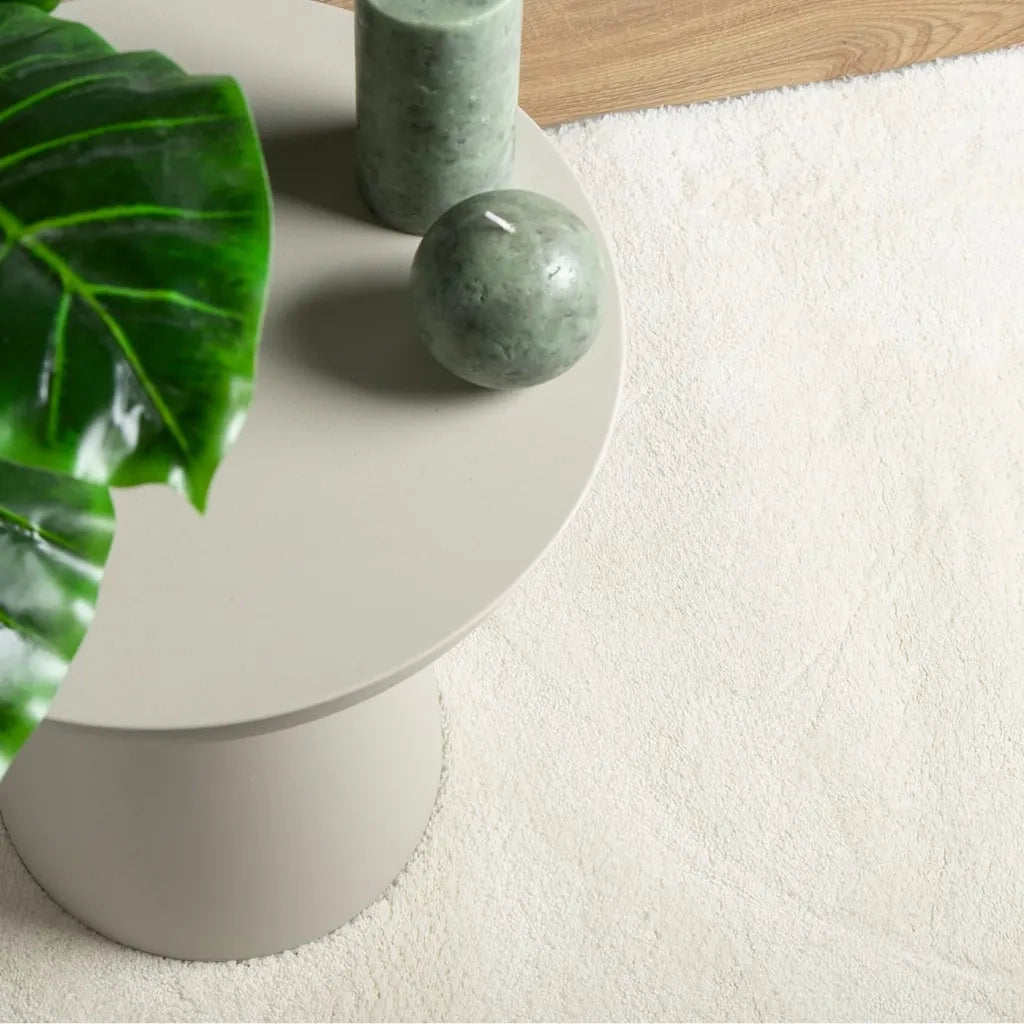 vidaXL Tappeto OVIEDO a Pelo Corto Crema 160x230 cm