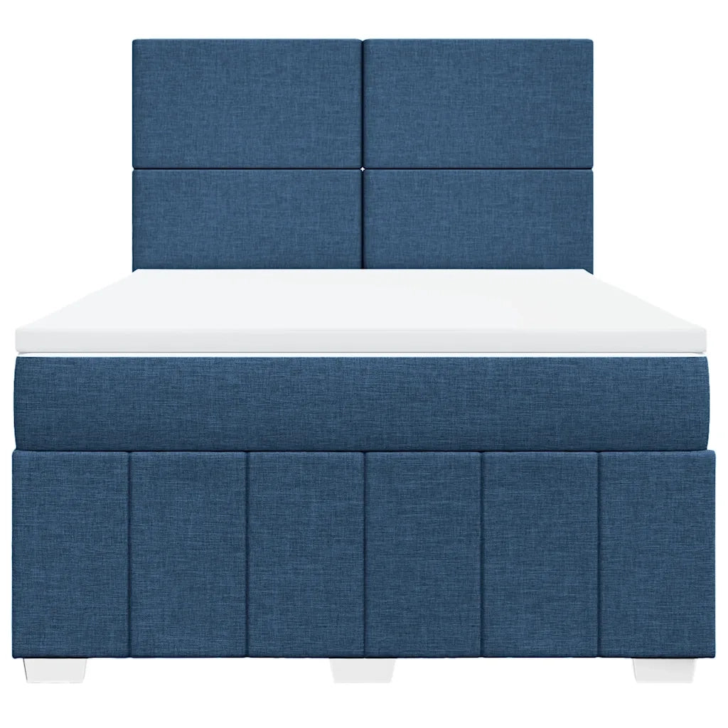 Giroletto a Molle con Materasso Blu 140x190 cm in Tessuto 3293962