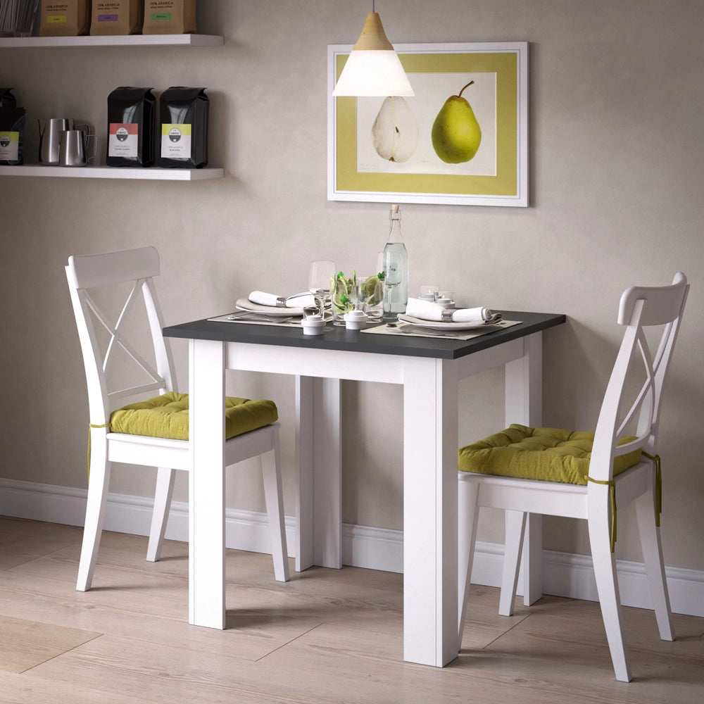 Vicco Tavolo da pranzo Antracite 80 x 80 cm