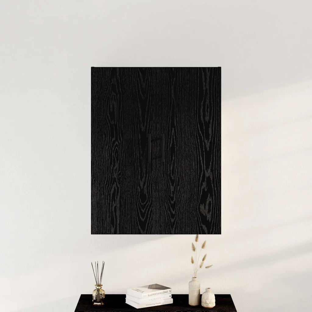 Mobile a muro Rovere Nero 69,5 x 34 x 90 cm Legno multistrato 862940