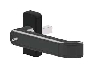 MEZZA MANIGLIA PER SERRAMENTI IN NYLON SERIE 5200- - mm.110 - 5 pezzi SECUREMME