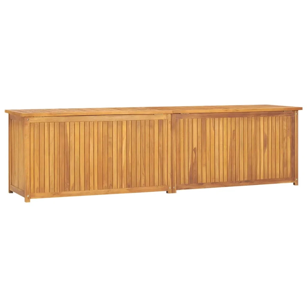 Baule da giardino 200 x 50 x 55 cm in legno massello di teak 02_0012990