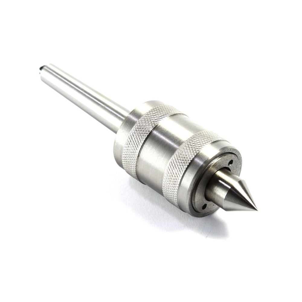 Trade Shop - Contropunta Punta Rotante Per Tornio Professionale Cono Morse Con Attacco Mt3 -