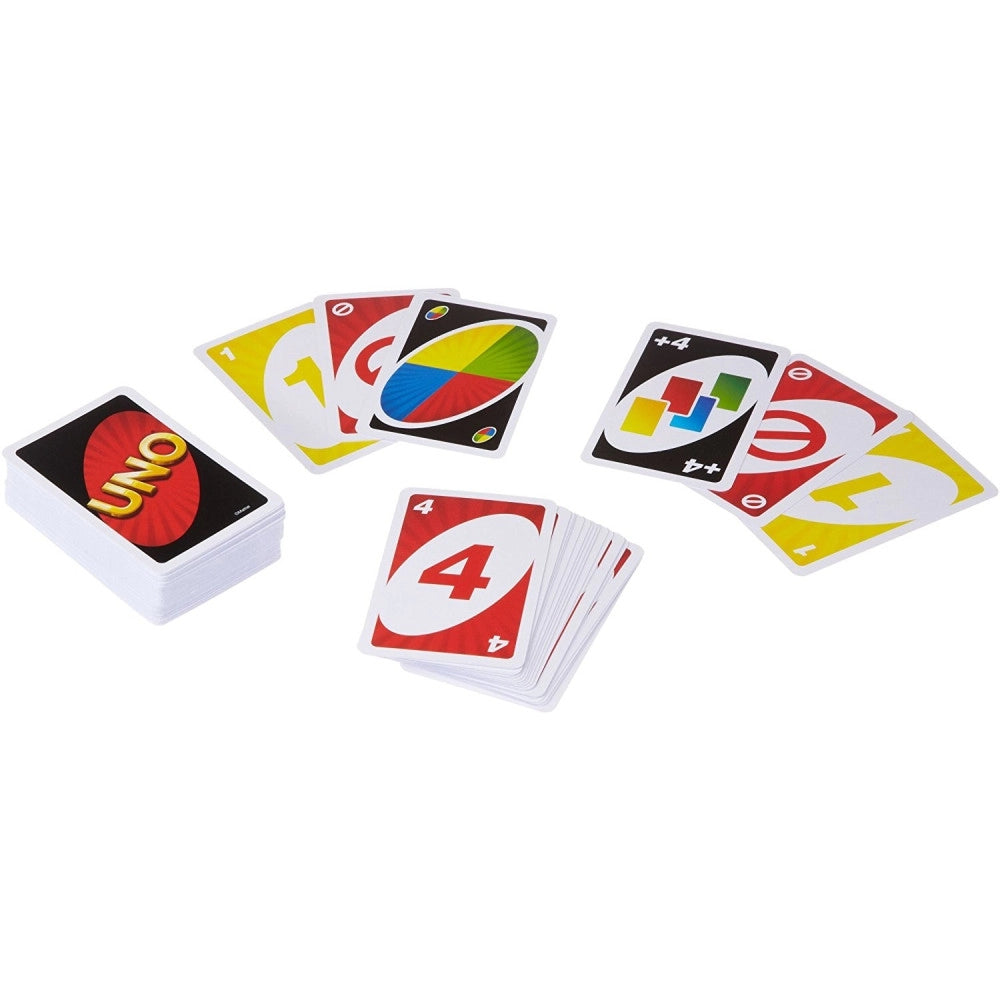Trade Shop - Carte Da Gioco Uno 1 Confezione Due 2 Mazzi Gioco Societa' Da Tavola -