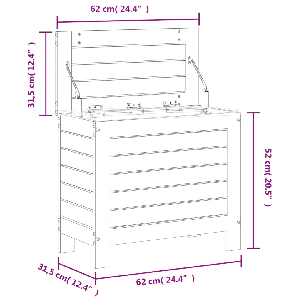 Sedia da giardino-Poggiapiedi da Giardino 62x31,5x52 cm Legno Impregnato di Pino