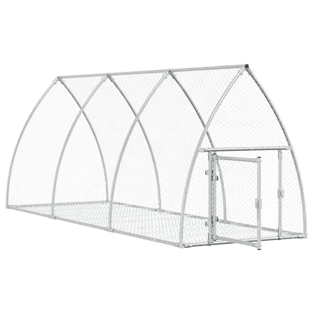 Conigliera Argento 105x300x120 cm in Acciaio Zincato 3281528