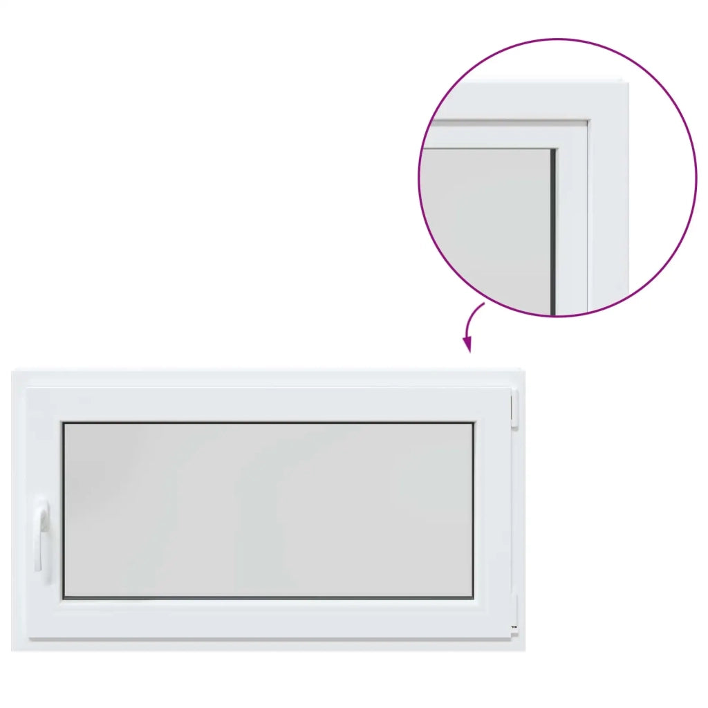 Finestra per Soffitta RISOR 110 x 55 cm PVC e Vetro 42047934