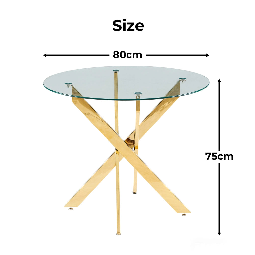 Tavolo da pranzo con 4 sedie in velluto e gambe placcate oro, schienale alto, per sala da pranzo e vanity, oro