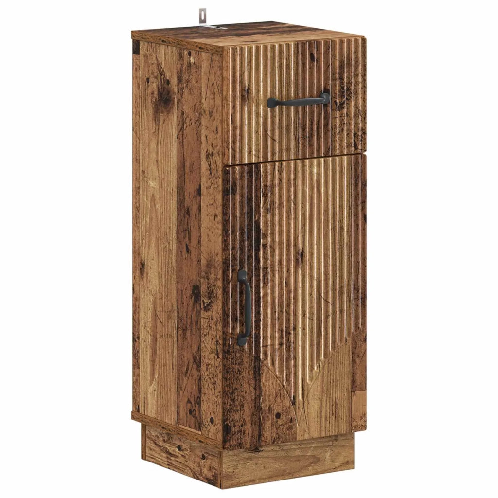 Set di Mobili da Bagno da 4 Pezzi HOORN Legno antico 3417961