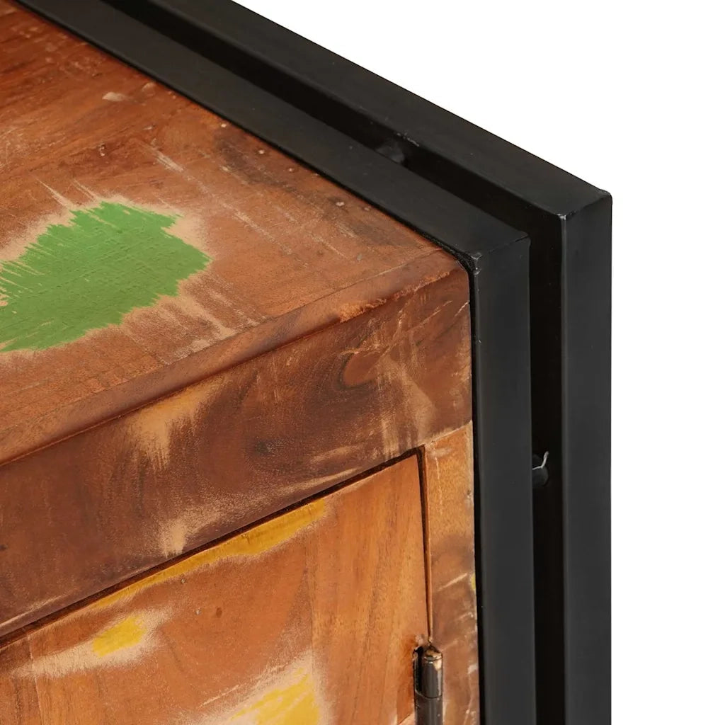Mobile TV-Credenza per TV-Console TV Multicolore legno massello di riciclo