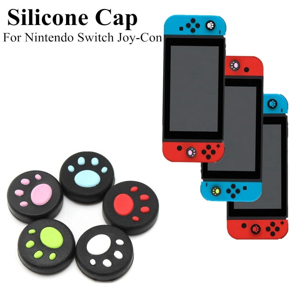 Trade Shop - Set 4 Pezzi Copri Tasto Tasti Zampette Anti Scivolo Joystick Ps4 Ps3 Switch -