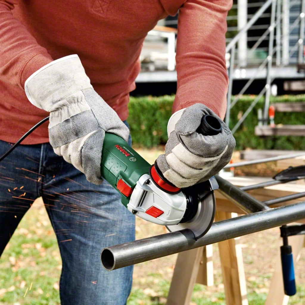 Bosch Smerigliatrice angolare PWS 850-125, 850 W, diametro disco: 125 mm, in SystemBox, taglia M