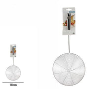 Trade Shop - Colino Cucina Inox 18 Cm Passino Cestello Schiumarola A Ragno Setaccio 66273 -