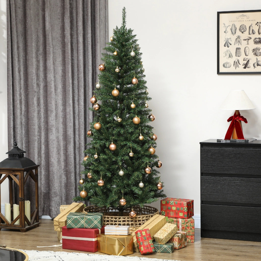 Albero di Natale Illuminato 180 cm con 250 Luci ¨C zephmum ¨C Bianche e Colorate