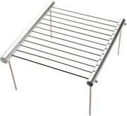 Griglia da Carbone da Campeggio e Pic-Nic - Acciaio Inox Verniciato, Montaggio Facile, Ideale per BBQ Outdoor