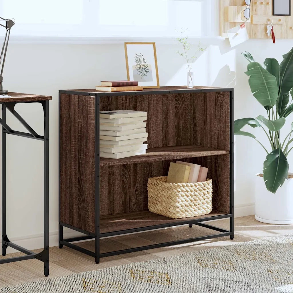 Libreria Rovere Marrone 80,5x35x76 cm in Legno Multistrato