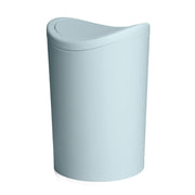 Pattumiera bagno in polipropilene azzurro cielo 6 Lt con coperchio basculante