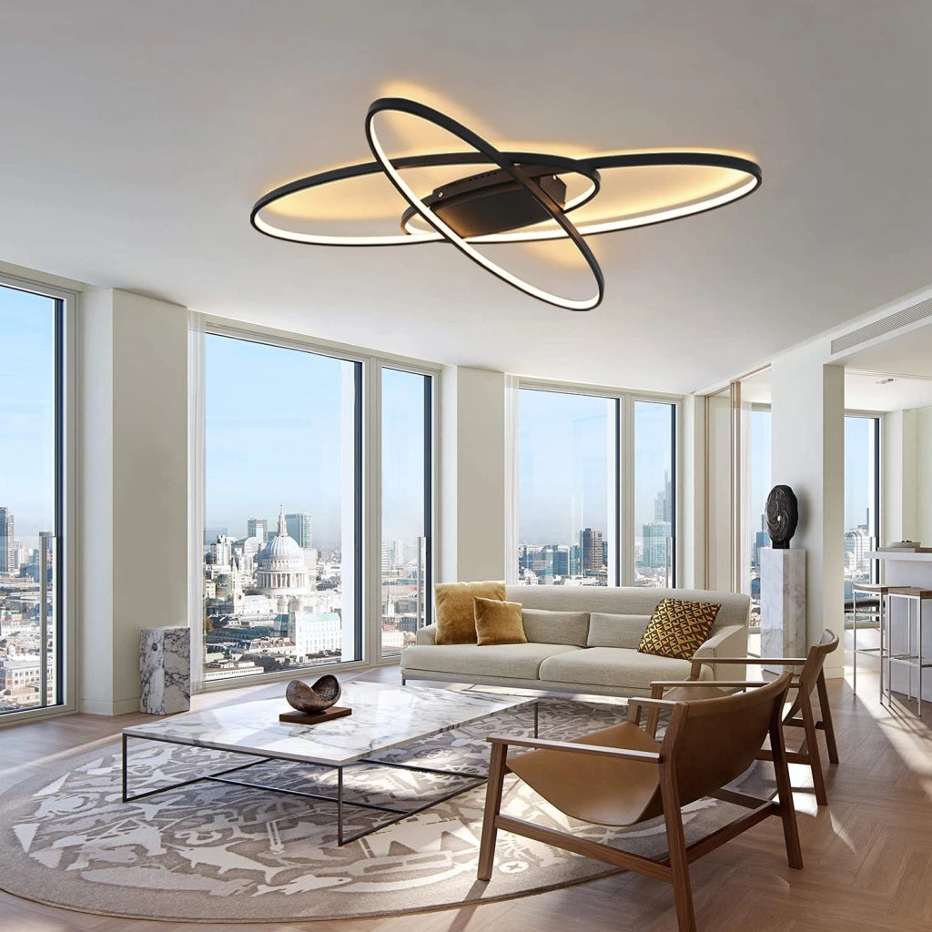 ZMH Lampada da soffitto plafoniera LED dimmerabile telecomando moderna per soggiorno corridoio