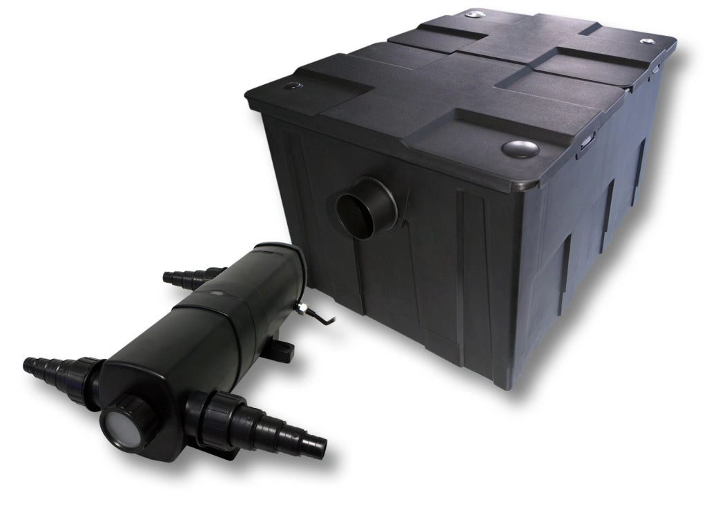 Set SunSun: filtro biologico 60000l chiarificatore UVC 18W