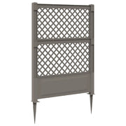 Trellis con Punta Grigio 99 x 6 x 165 cm PP CFW8772186