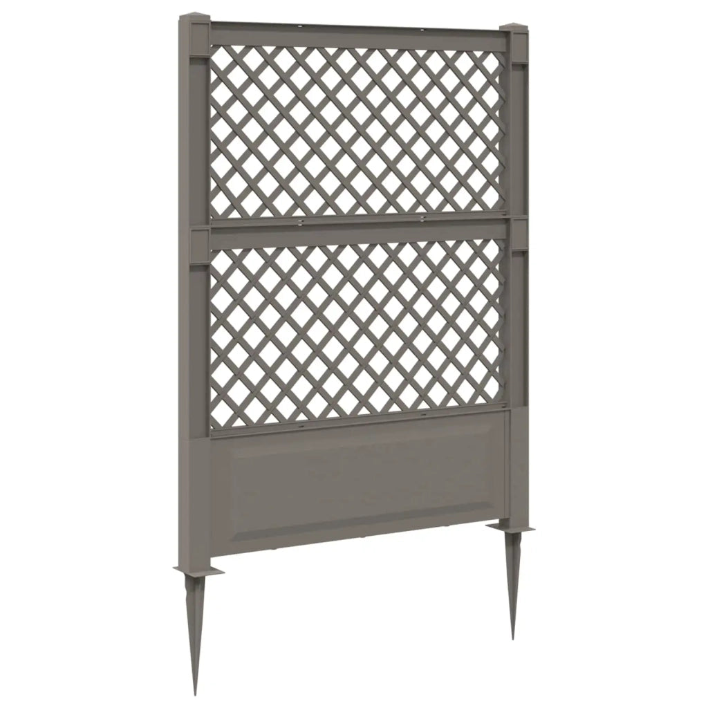Trellis con Punta Grigio 99 x 6 x 165 cm PP CFW8772186
