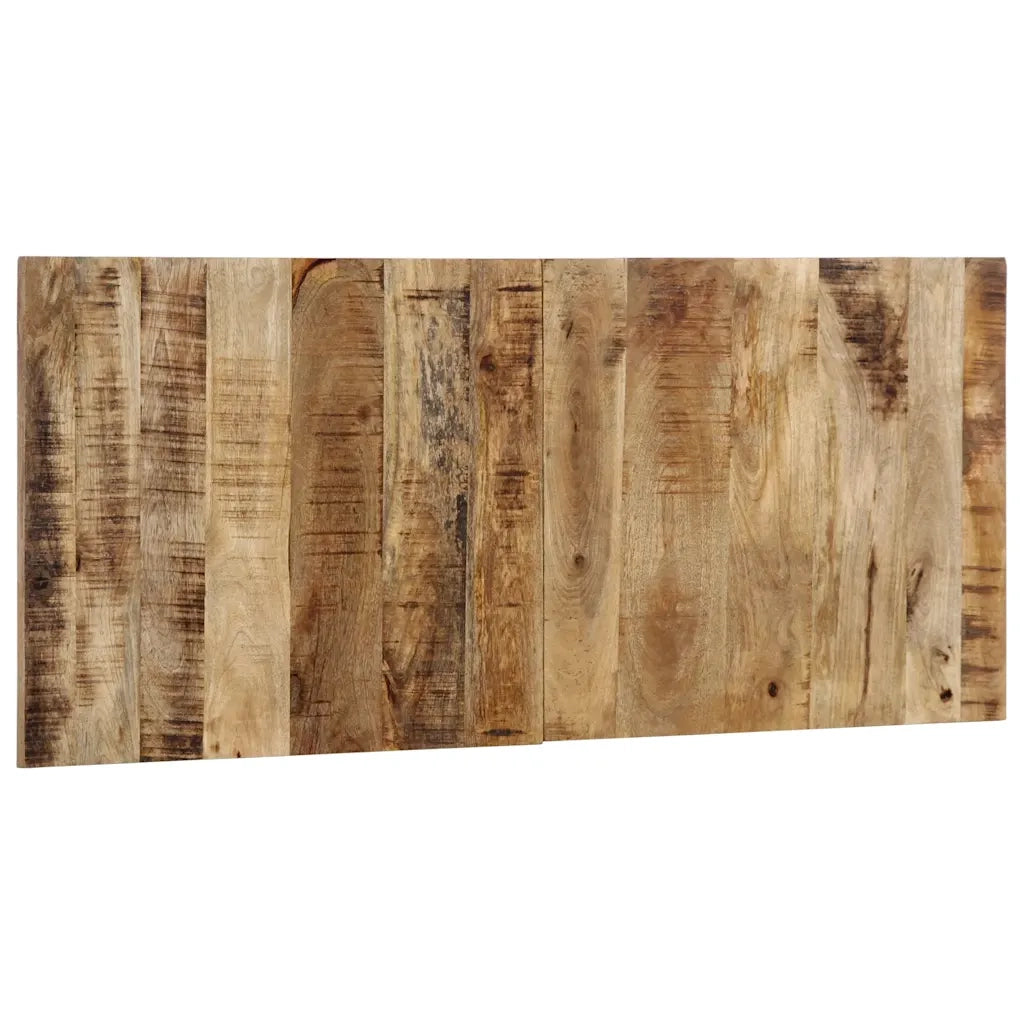 Testiera 120 cm in Legno Massello di Mango Grezzo