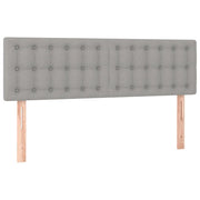 Testiera | Testata Grigio Chiaro 144x5x78/88 cm in Tessuto
