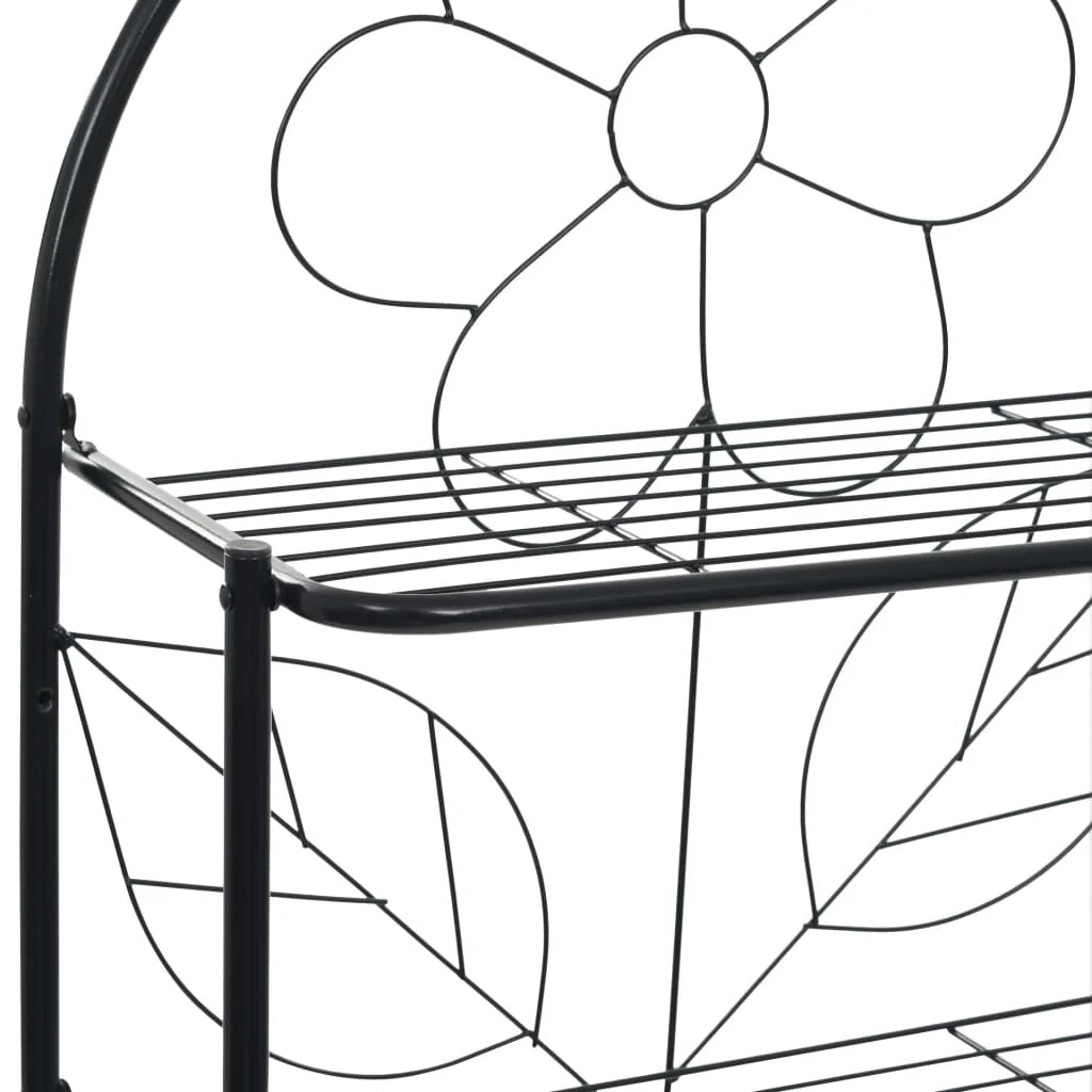 Mensola da bagno 60 x 33 x 174 cm nero 02_0005503