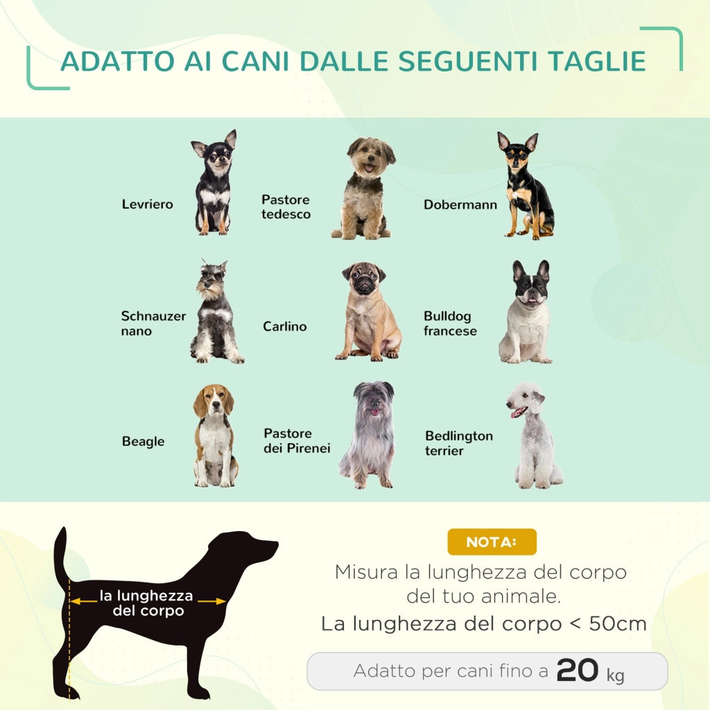 Brandina Pieghevole per Cani 76x61x18 cm  ComfyPet Blu