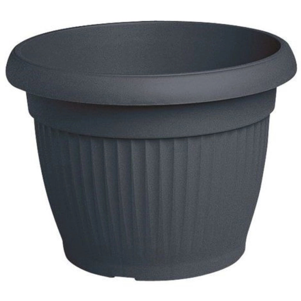 Vaso Terra Giardino 30 Antracite Set 2 Pezzi - Arca