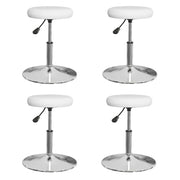 Sedie da Pranzo 4 pz Bianche in Similpelle cod mxl 30699