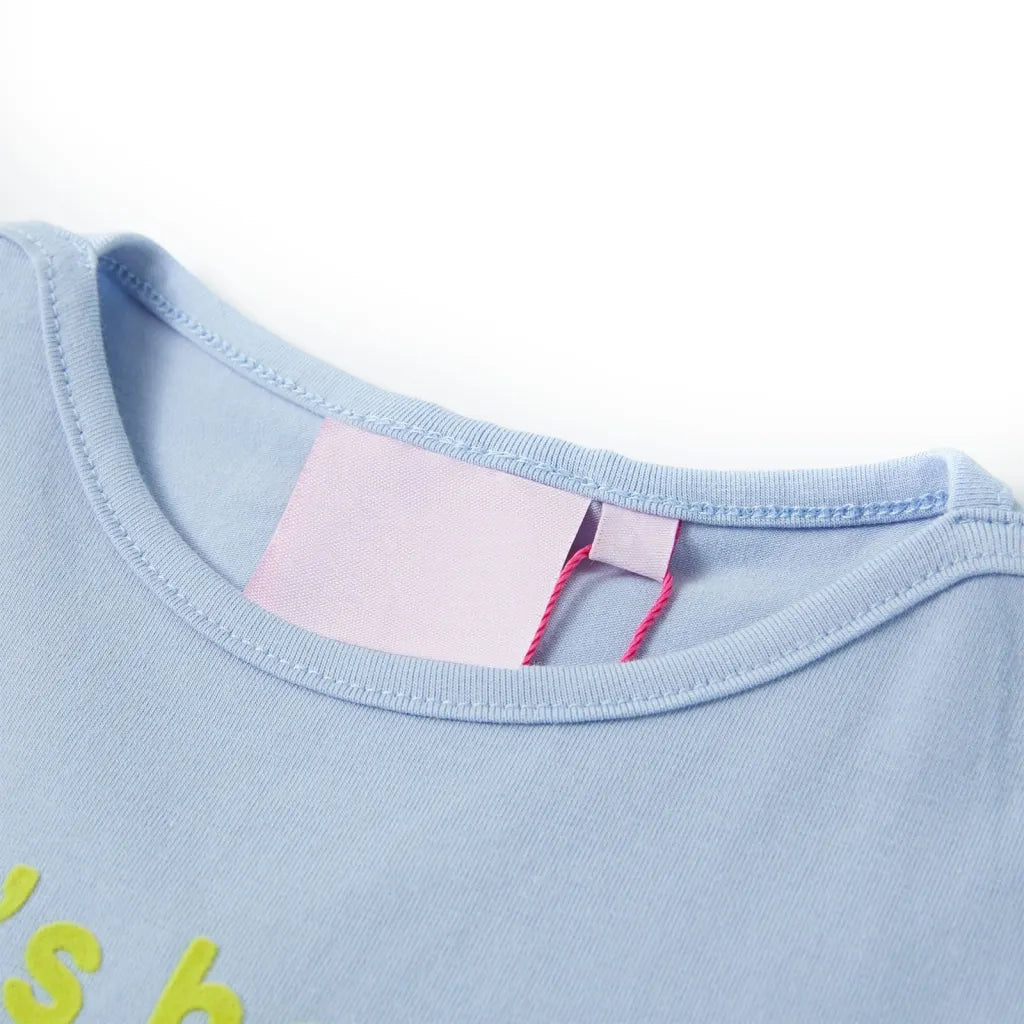 Maglietta da Bambino Azzurra 92 11084