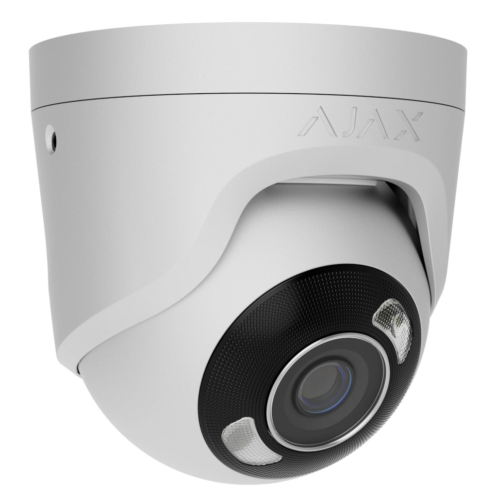 Ajax Telecamera HL Cablata Ip Poe 5Mp 4mm Bianco
